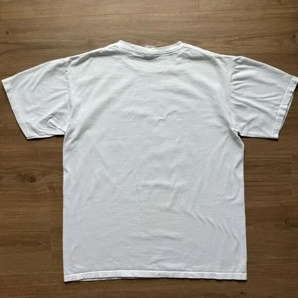 Vintage Y2K Wayne Whelpton Dragon Punk Goth T Shirt Size L 2006 White - Picture 5 of 8